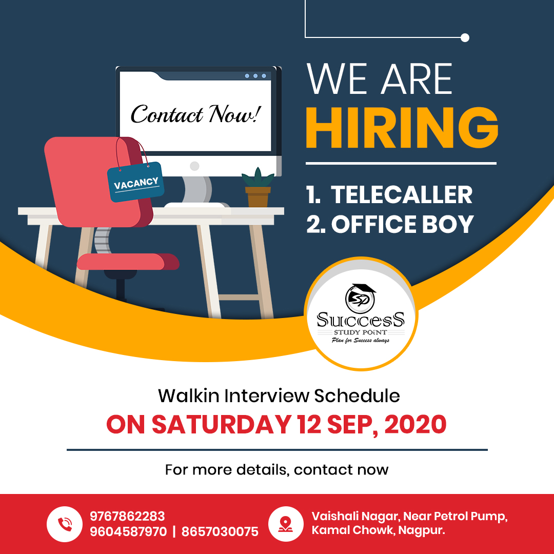 successstudyngp's tweet photo. Job for Telecaller and Office Boy
https://t.co/SLBJoIe7Qg
#hiring #telecaller #officeboy #SuccessMotivation #SuccessQuotes #SuccessStudyPoint #SuccessInspiration #EducationalQuote #Nagpur https://t.co/FtHg1gpBOu