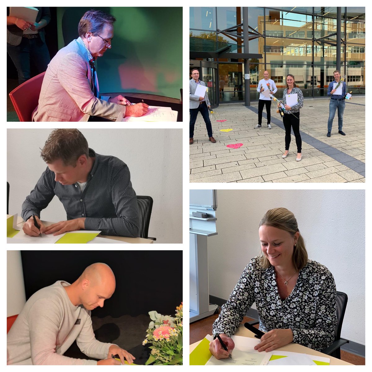 Vandaag kregen vier collega’s hun diploma Master of Science. Het team Verpleegkundige specialisten van Ambulance Oost is hiermee verdubbeld.