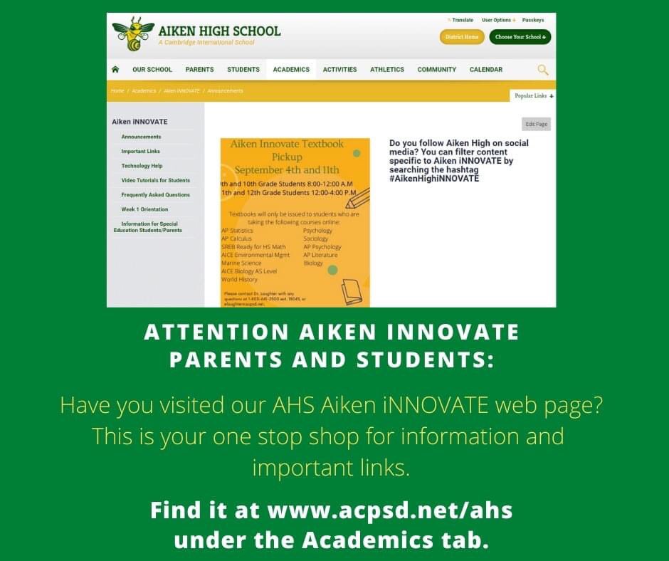#AikenHighiNNOVATE