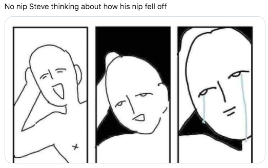no art post joke 