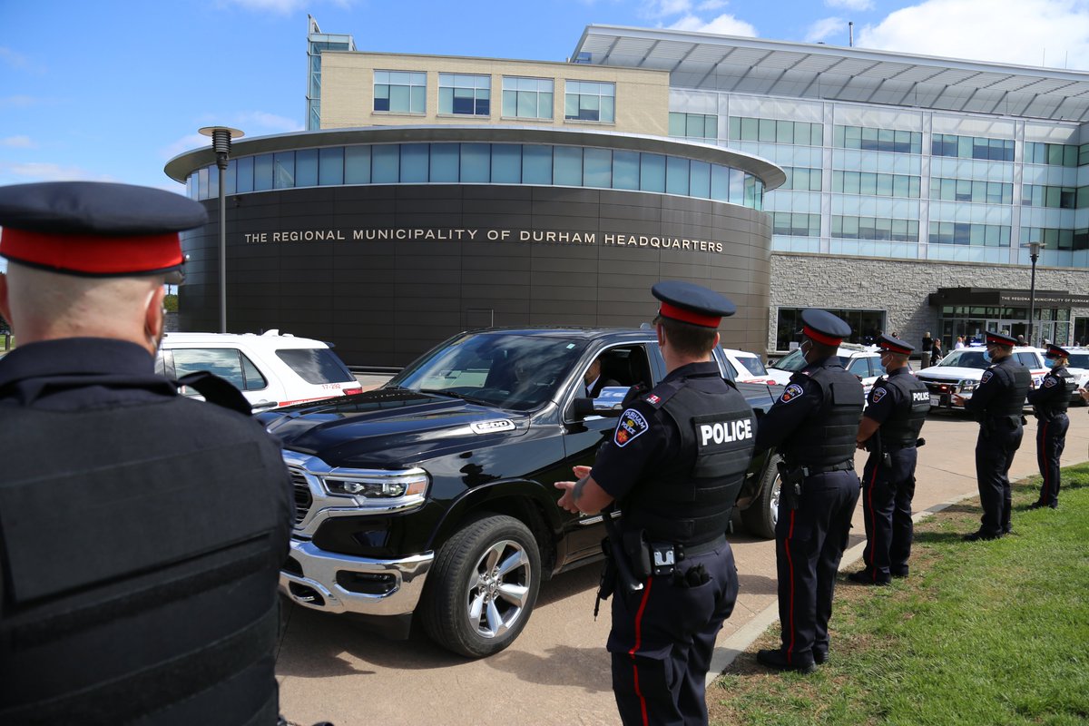 Congratulations to <a href="/DRPS_Martin818/">Chief Paul Martin (retired)</a> who completed his 30-year career today in Whitby. He served as our chief for six years, and <a href="/DRPS/">Durham Regional Police</a> wishes him all the best in his retirement!