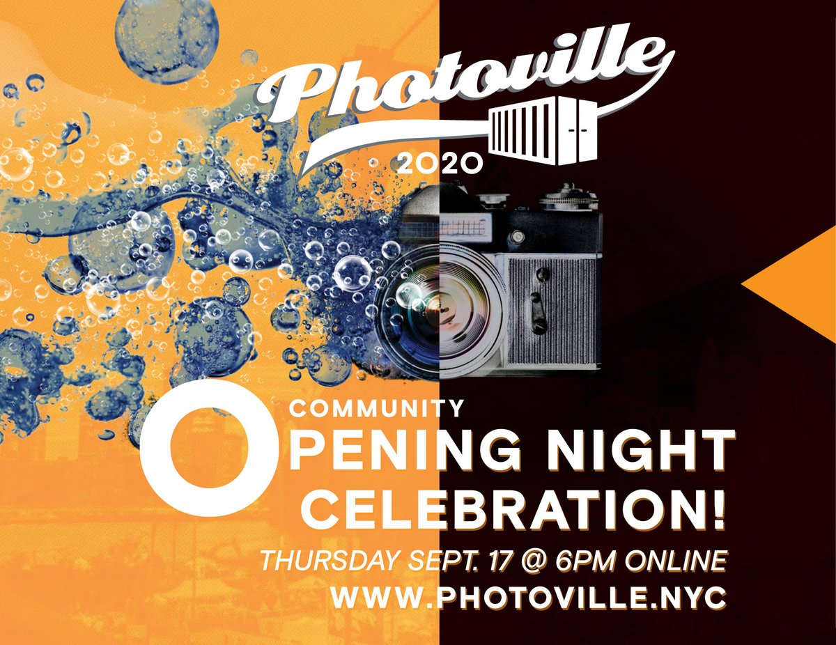 Only one week until Photoville’s Opening Night - a community online celebration! We’ll have greetings from artists, curators, and partners + program previews. RSVP'd yet? Click here 👉🏾  bit.ly/2Fxgpu7

(Graphics by our longtime friend Viktor Koen)