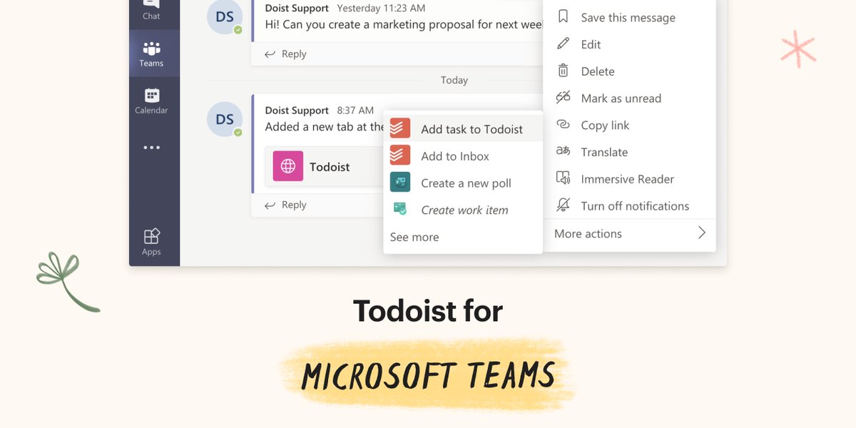 Todoist And Microsoft Teams Todoist And Microsoft Teams