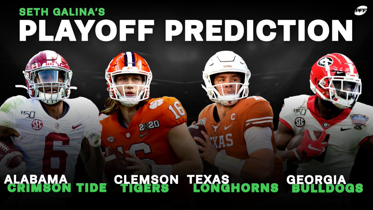 PFF_College's tweet photo. 🗣️ @pff_seth makes his CFB Playoff prediction https://t.co/hi0w5WFfVG
