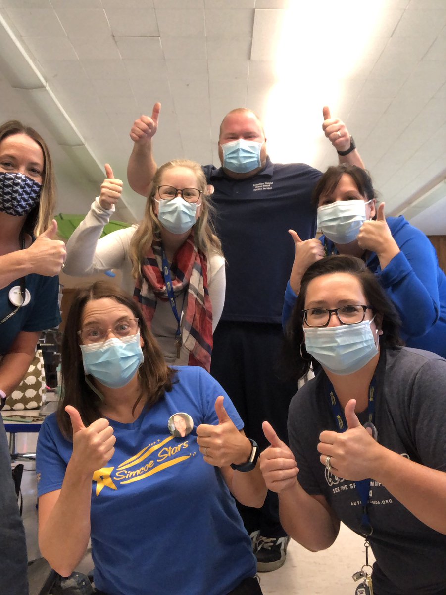 Here we go! Ready to rock and welcome our students on Monday with our awesome ABC team.