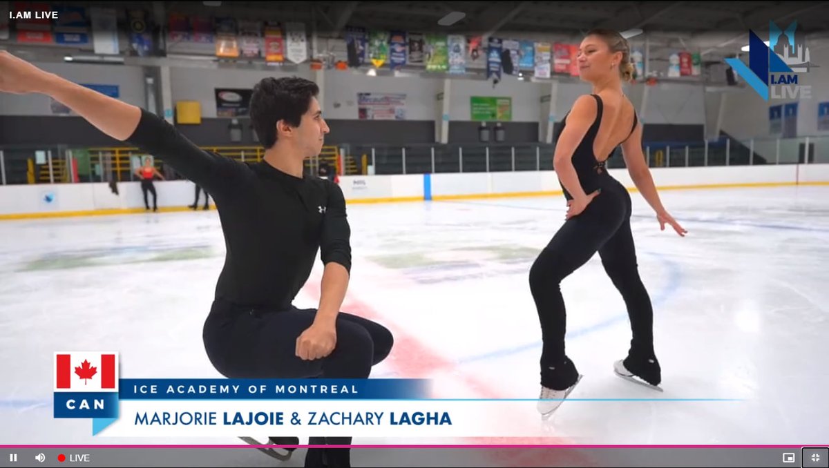 Marjorie Lajoie & Zachary Lagha are the final skaters, skating their RD. They've got a new lift they will be debuting now.