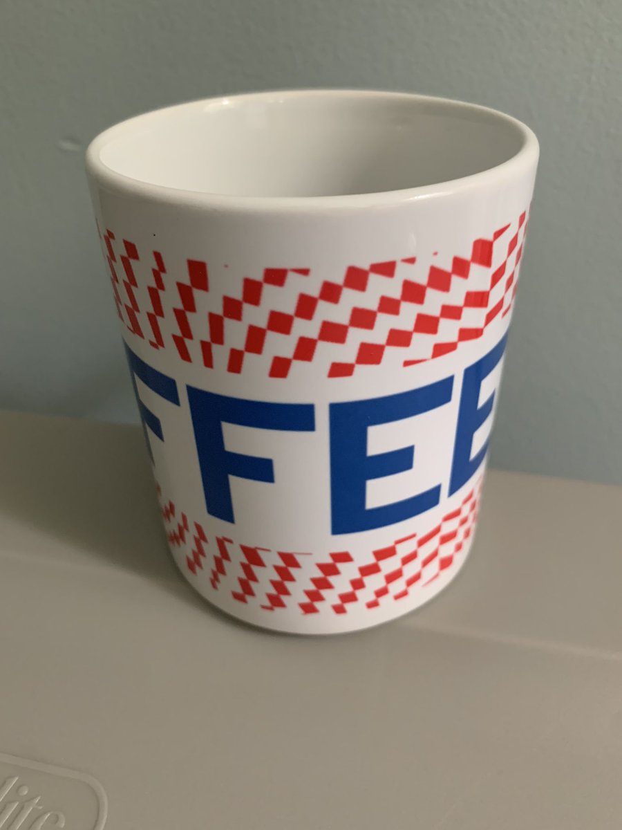 ConnieMD123's tweet photo. Officially ready for the Premier League season thanks to this dope custom coffee mug based on my favorite vintage @OfficialBHAFC kit! 

Big thanks to my guy @DannyFinocchio https://t.co/Nde6o4zypY