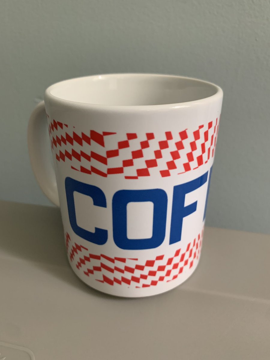 ConnieMD123's tweet photo. Officially ready for the Premier League season thanks to this dope custom coffee mug based on my favorite vintage @OfficialBHAFC kit! 

Big thanks to my guy @DannyFinocchio https://t.co/Nde6o4zypY