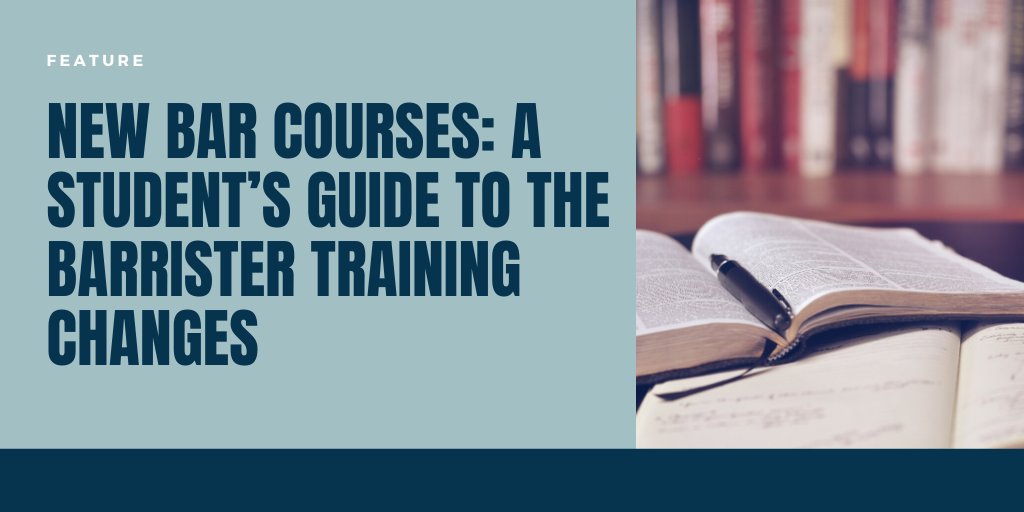 LawCareersNetUK's tweet photo. The process of becoming a barrister is changing. The Bar Professional Training Course (BPTC) is being replaced by a range of new Bar courses. #barrister #barcourses https://t.co/DOLGQxD4OG https://t.co/VYnAJP1sYA