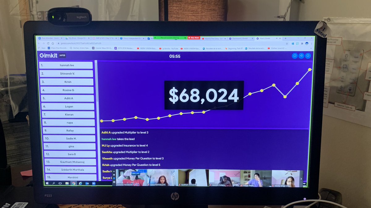 Having fun on my virtual classes while learning vocabulary! #gimkit #chsWL <a href="/Cen10titans/">Centennial HS</a> <a href="/CHSWLDept/">La Culture Francophone @A223</a> <a href="/FISD_WL/">FISD World Languages</a> #spanish2