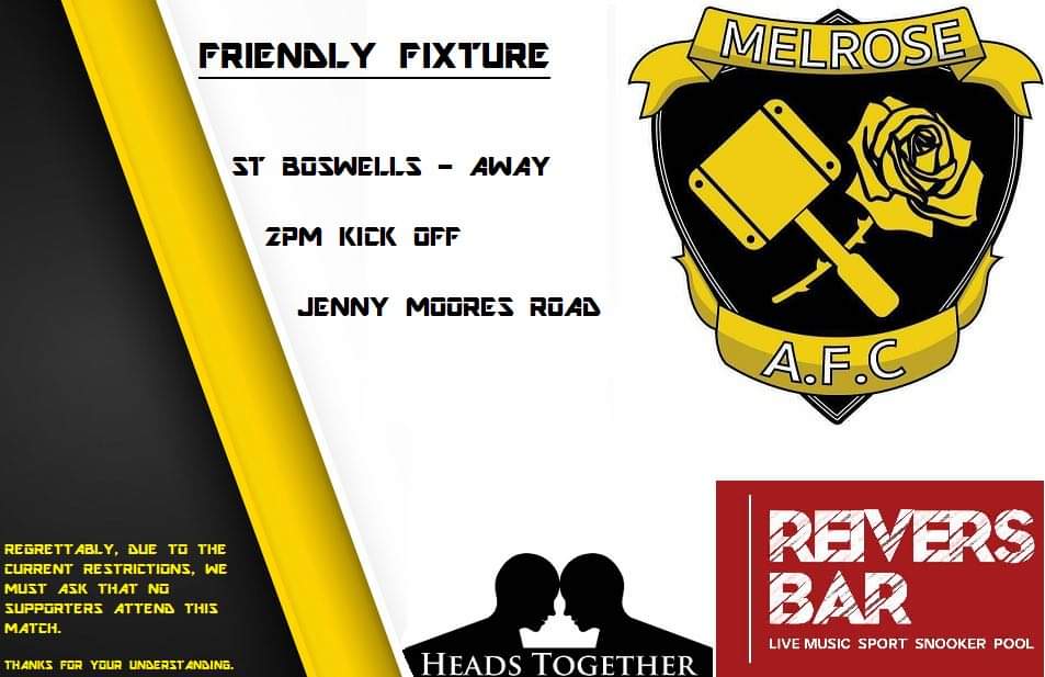 Our first pre season match tomorrow
Away to <a href="/BoswellsSt/">StBoswellsAfc</a>

Unfortunately no supporters are able to come watch due to covid restrictions

#montherose 🟡⚫