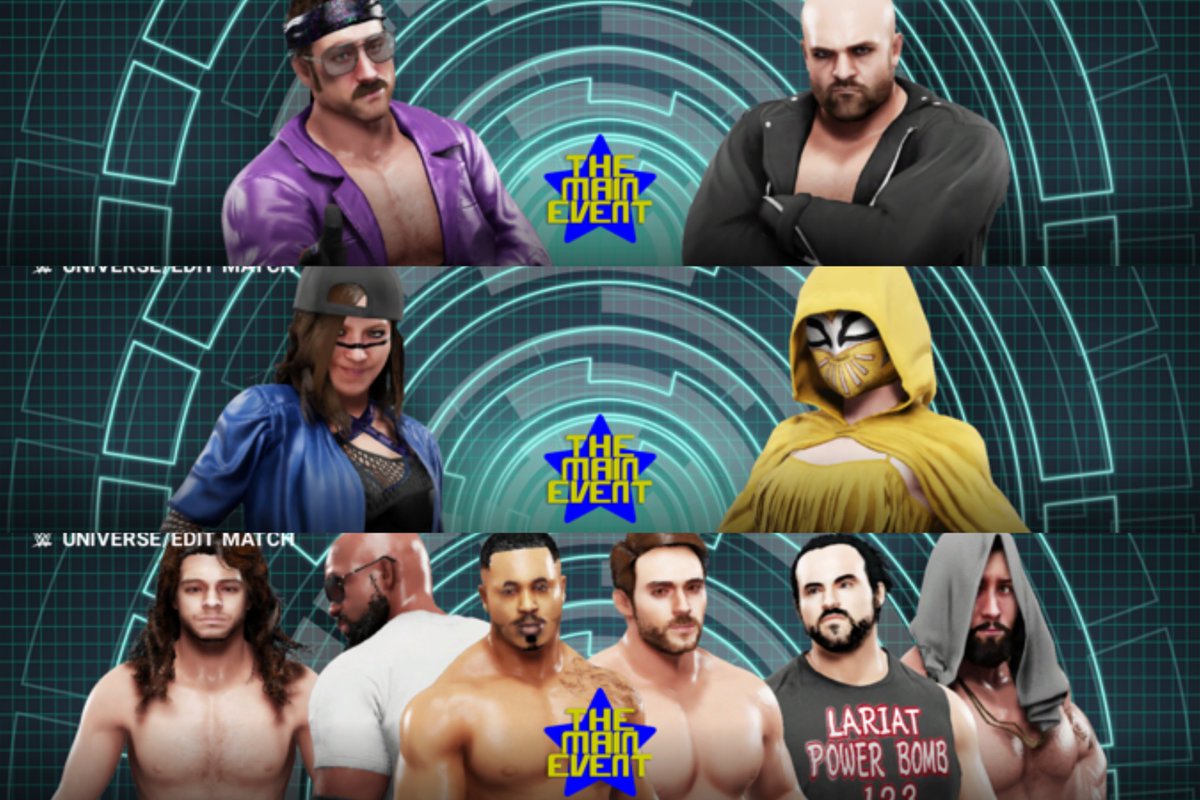 EPISODE 18 LIVE! @ecc vs  @Shaftdaddy_316 Erin vs RiveraAnd 6 man tag action In the main event. @gloangel17o  @KWashingtonCAW  @JBHayes707 vs  @TheKimuraKiller  @BlackSun_Rising Stubbs http://Twitch.tv/gamershaneplays_