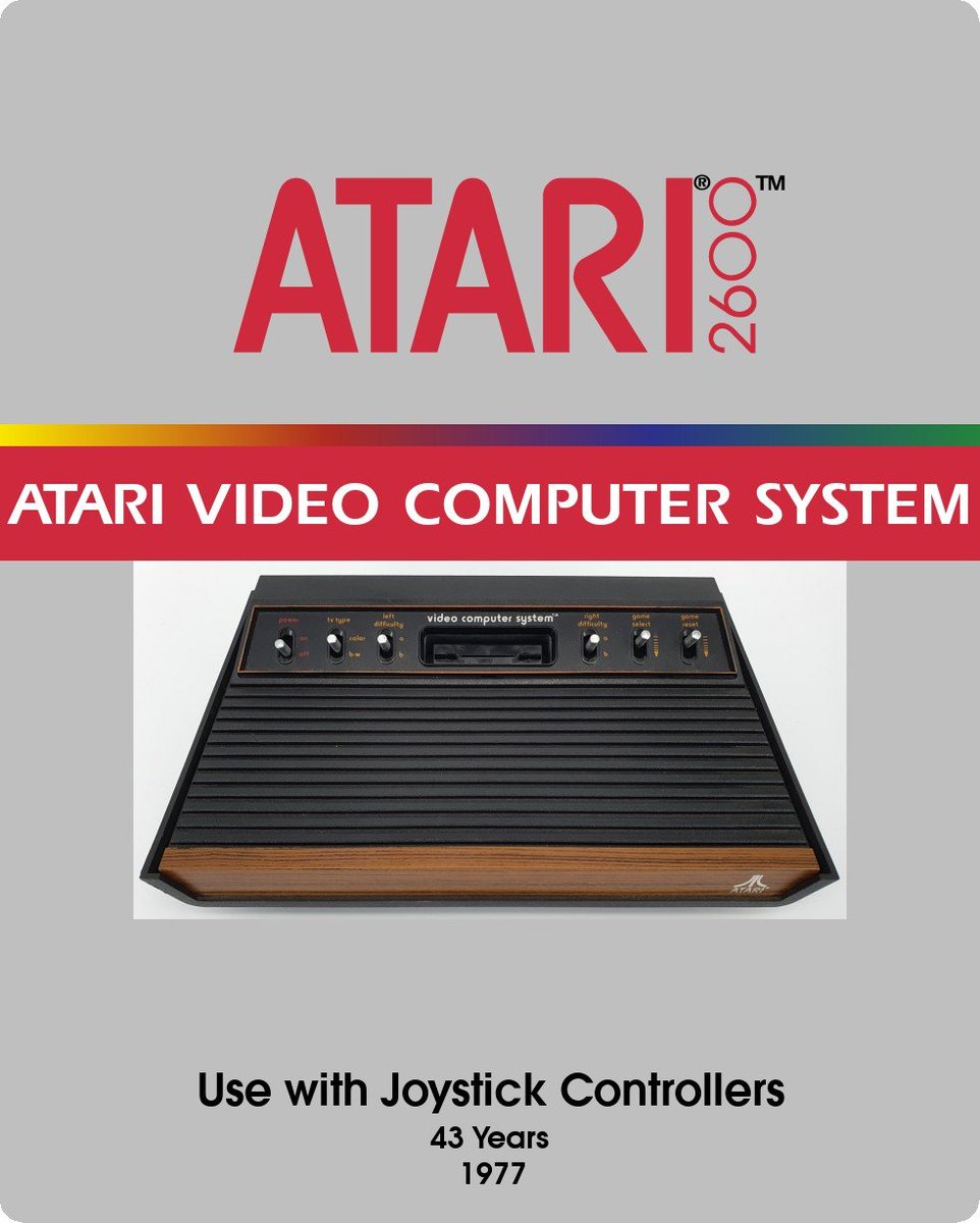VGNostalgia's tweet photo. Happy Birthday to the #Atari2600 https://t.co/59KHeOw8uN