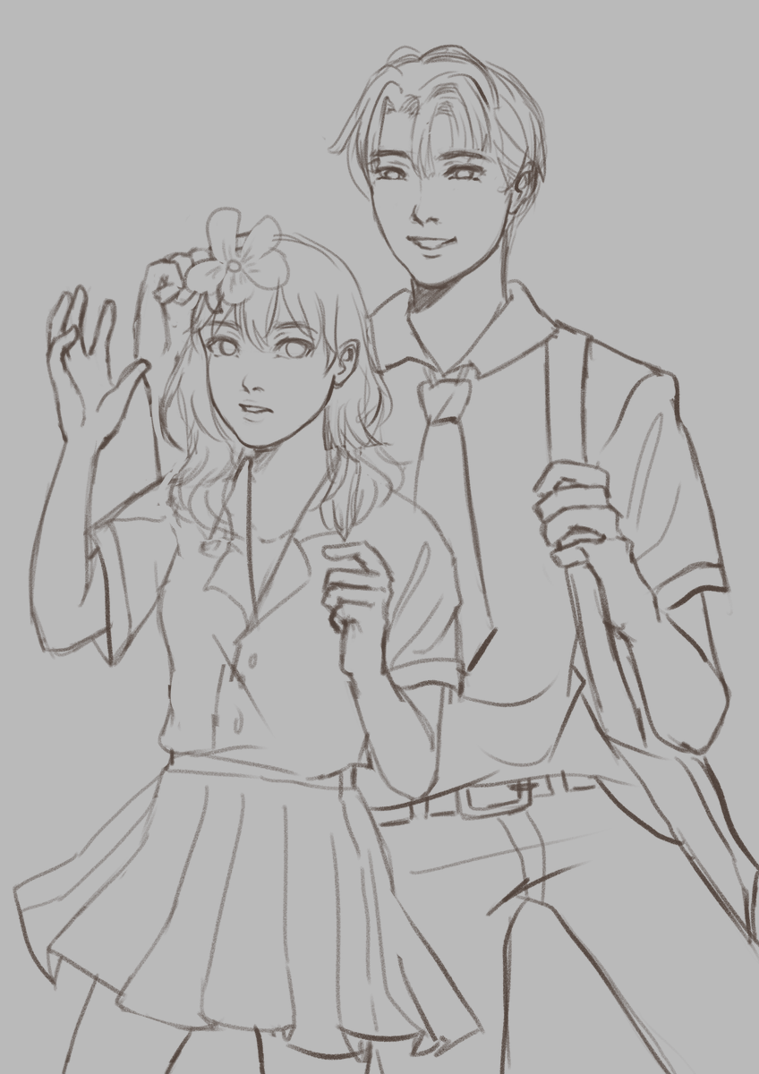 them. HAHHAHAHA (modern au i guess?) #dimileth #fe3h #artph 