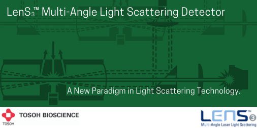 TosohBio's tweet photo. #LenS3 Multi-Angle (MALS) Light Scattering Detector: revolutionary technology and design that combine the best of #LALS and #MALS! See your molecule in a whole new light: https://t.co/okirsb1aO7 #ChromatographyExperts #Global #Innovation https://t.co/aRFDtdrR60