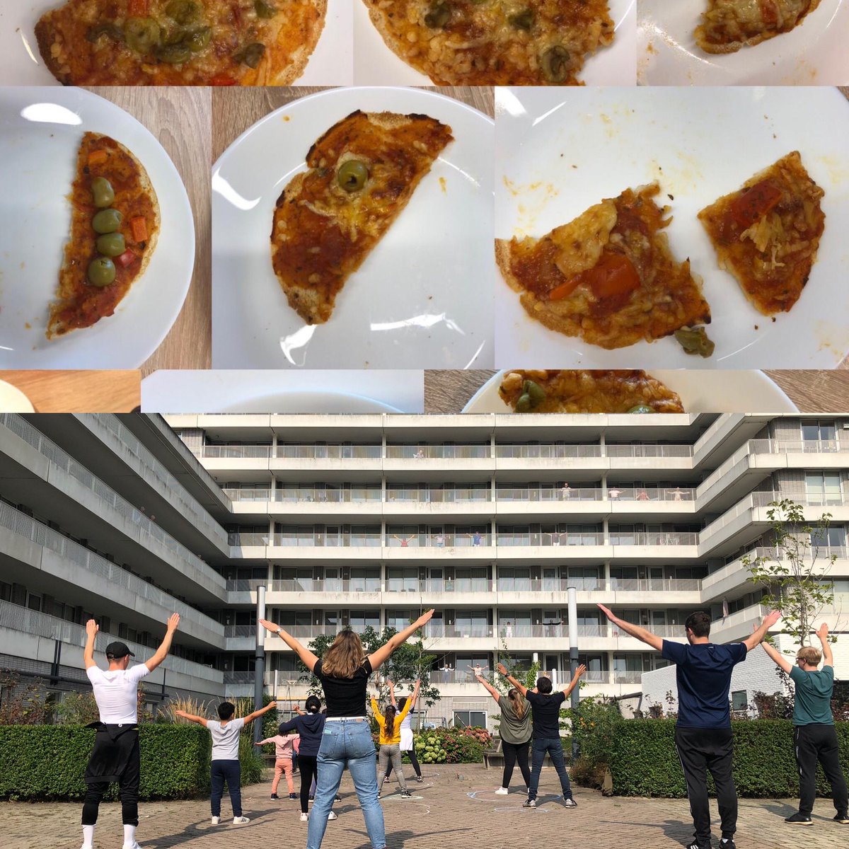 Streetsports Terwijde anno september 2020: mini pizza’s maken 🍕, voetballen ⚽️ en als afsluiting samen dansen met de bewoners van de Componist. Super leuk dus! <a href="/Sport_Utrecht/">SportUtrecht</a> <a href="/DOCKUtrecht/">DOCK Utrecht</a> #verbinden #coronavirus #utrecht #terwijde #leidscherijn