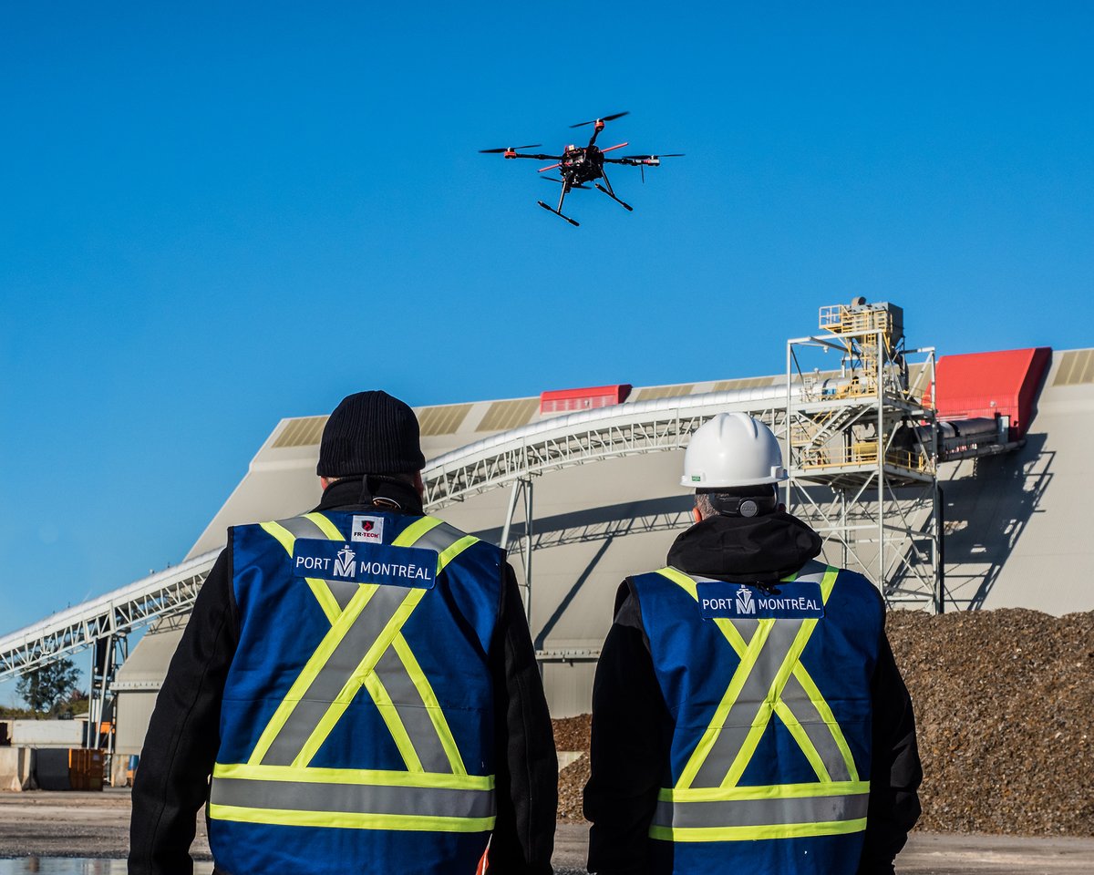 PortMTL's tweet photo. #PortMTL winner of the Award of Excellence of @AAPA_Seaports Information Technology Awards for our Digital Twin project! The project, developed in partnership with @PreVu3D &amp; @ARA_Robotics as part of our #innovation cell at @CentechMTL, is a 3D model of the entire port territory. https://t.co/j3dyQqgjok