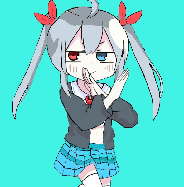 黒鈴八重 On Twitter エルイラスト ダダダダ天使 おーちゃん うp主のアホ毛を頬張りながら エルさん本体をおーちゃんに喰われる はい ２枚目 次 ３枚目