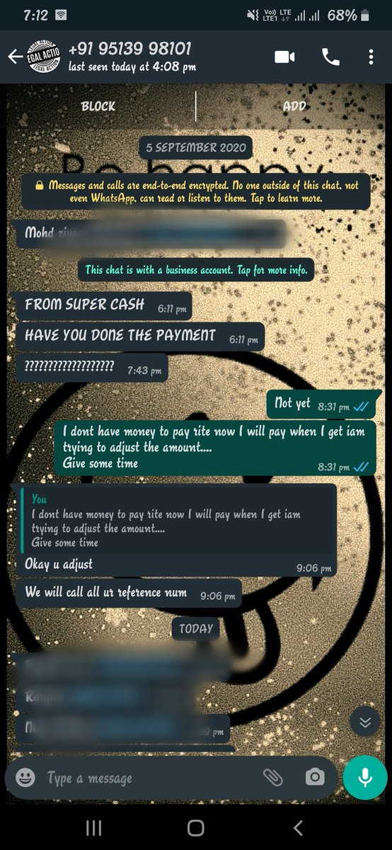 MZiYaURaHman1's tweet photo. @Pravinkks @BanegaAb @RBI @go_rupee 
Supercash ye abe Playstore pr b nahi hai pr Maine harr time isko time pr pay kiya hai abe situation sahi nai hai isliye pay nahi karr paa raha hu ye 
Illegal mere contact ko access karke call karne ki dhamki de raha hai kya aise he chalega @RBI rules
#haftavasooli https://t.co/C7SwzoAGom