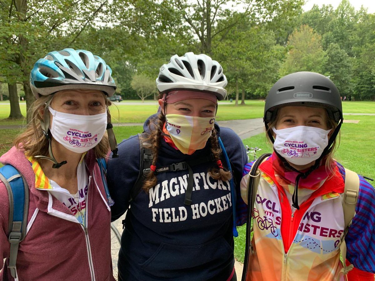 Thanks to our excellent riders, our next prayer stop will likely come early as well: we estimate we will next be joining you via Facebook Live at about 11:15 CT.
#cyclingwithsisters