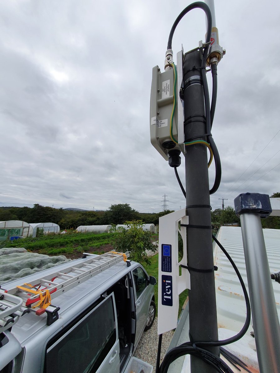 VerFacilLimited's tweet photo. We were out at @realfoodgarden installing the second #Tevinet gateway of the week, on behalf of @tevicornwall and @UniofExeter, growing #LoRaWAN connectivity across Cornwall.
#internetofthings #Cornwall #marketgarden #connectivity https://t.co/IlIn5GpU1z
