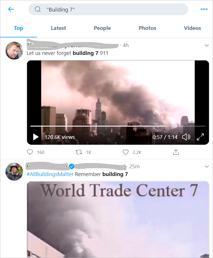 If you cover conspiracy theories and QAnon, you just know it cannot be a good sign when "building 7" is trending on 9/11...