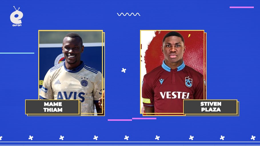 Ekran (@_ekran_) on Twitter photo ⌛️Hangi Transfer Daha İyi?
🇸🇳Mame Thiam
🇪🇨Stiven Plaza
#Fenerbahçe #Trabzonspor <a href="/TurkSporTV/">TurkSpor TV</a> ⌛️Hangi Transfer Daha İyi?
🇸🇳Mame Thiam
🇪🇨Stiven Plaza
#Fenerbahçe #Trabzonspor <a href="/TurkSporTV/">TurkSpor TV</a>