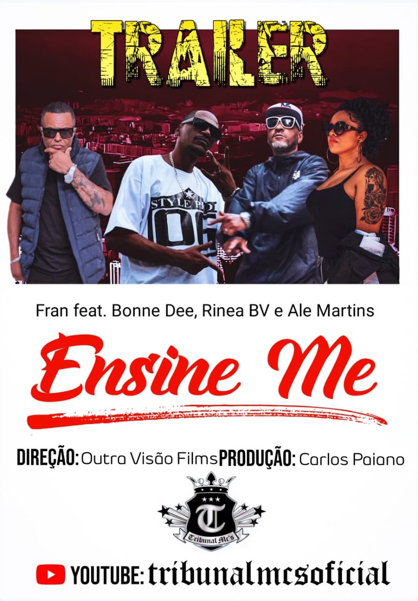 tribunalmcsrap's tweet photo. 🔥SÁBADO 19/09 ÀS 10:00HS TEM TRAILER DO VIDEOCLIPE ENSINE-ME NO CANAL TRIBUNAL MC’S OFICIAL NO YOUTUBE🔥
MÚSICA INSPIRADA NA HISTÓRIA DE VIDA DE UM GRANDE HOMEM!!! CARLINHO (VULGO KAULIN), PAI DE @CarlosPaiano
➡️NÃO PERCAM!!! SE INSCREVAM NO CANAL⬇️
https://t.co/0RqNNy6yxt https://t.co/dscI86XDyZ