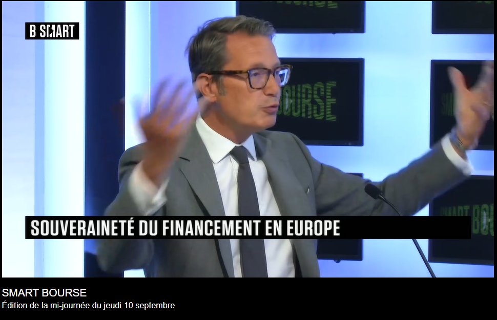 MarcLefevreEY's tweet photo. Intervention 10/9 sur @B_SMART_TV #smartbourse  sur la proposition de valeur  de @ScopeGroup_ autour de la souveraineté du financement essentielle à nos économies en Europe! Je suis également revenu sur le lancement récent de notre Fondation qui renforce notre ADN européenne. https://t.co/NKGozj8zND