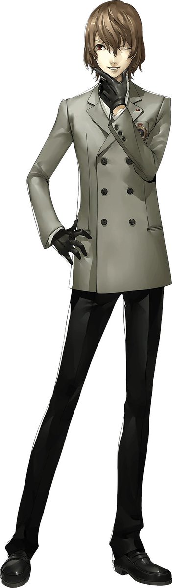 he (canonically) stands like this