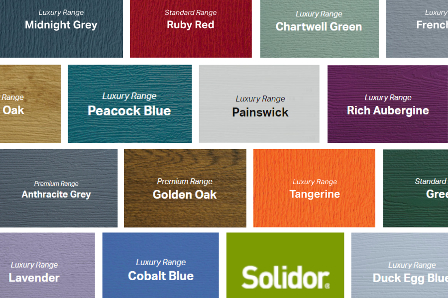 SolidorLtd's tweet photo. Whether you have a customer wanting to go big and bold or after something more calm and traditional, at Solidor we have the door colour for you! Explore the full colour collection, here: https://t.co/4Pkz6B8jjr. #frontdoor #newdoor #colour #doorinstaller https://t.co/F764TalsOA