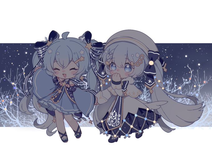 「初音ミク 雪ミク」の画像/イラスト/ファンアート(新着)｜21ページ目