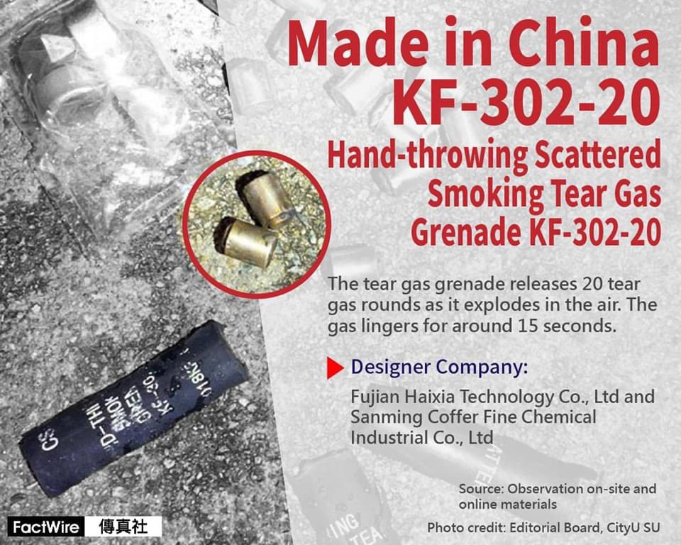 bIackobject's tweet photo. Page.3
Brazil-made orange foam rounds and China-made tear gas rounds are also included for public interest.
【Police Weapon 1.0】For the previous weapon gallery and the orange foam round: https://t.co/eyYCFdfB3z
#flashgrenade #chinamadeteargas
#extraditionbill #hkpoliceforce https://t.co/iSDnoNgEMu