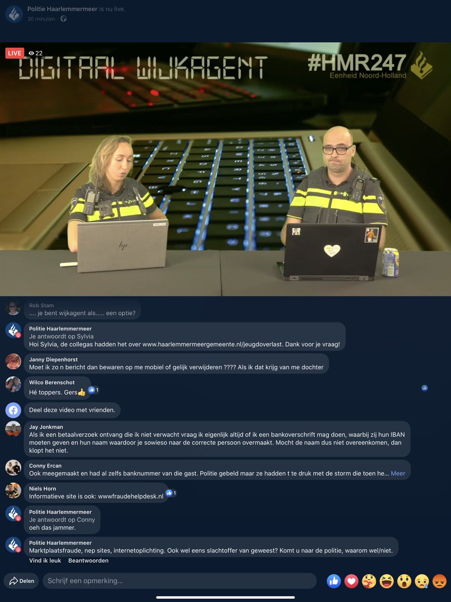 POL_Berenschot's tweet photo. Nu live op facebook Politie Haarlemmermeer #gers
@DJ_Grootenboer #digitalewijkagent https://t.co/WGxHtOQQJn