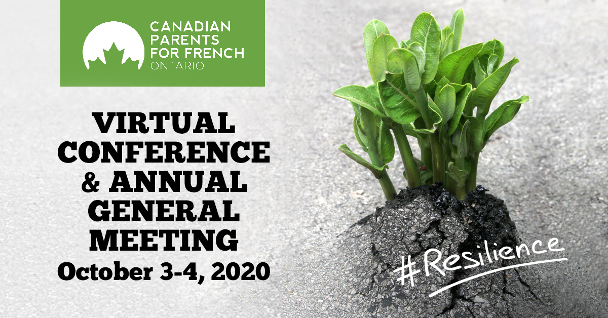 Join <a href="/CPFontario/">CPF Ontario</a> Virtual Conference and Annual General Meeting on October 3rd-4th!
<a href="/Martine1889/">Martine Brouillet</a> , founder of @CampTournesol and Brouillet Academy, will be featured and given a special award, so tune in to celebrate with us!🎉

Register for free now: hubs.ly/H0vkmJ-0