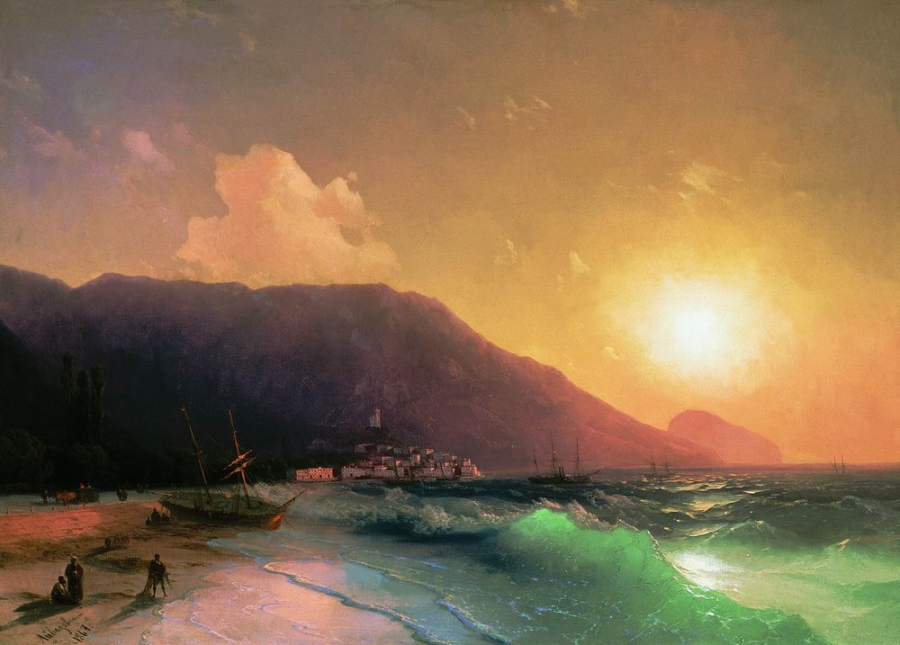 Sea view, 1867 #ivanaivazovsky #aivazovsky