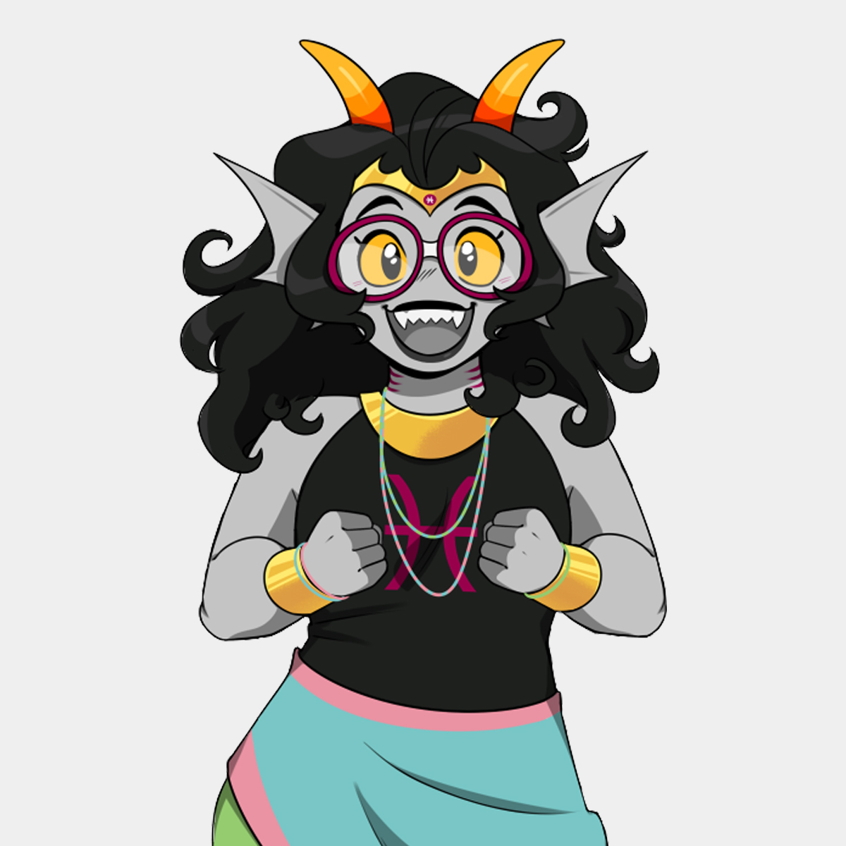 FEFERI would love our NYOKA Rainbow Pastel Sandals to match the colourful sea SHOP   https://bit.ly/3me4RwY CREDIT:  https://www.tumgir.com/tag/feferi%20pesterquest