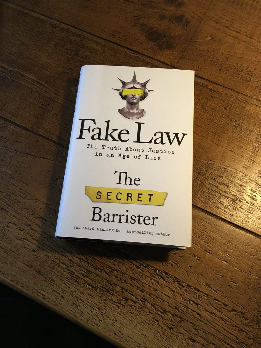 That's why  @BarristerSecret's latest book is so important. Find out how this all happened but be prepared to get angry and upset.
