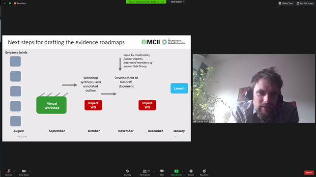_MCII_'s tweet photo. We just wrapped up the #EvidenceRoadmap workshop, with @InsuResilience. Thanks to the 160+ registrants & partcipants. You can check out all of the presentations (like this one by @soekreft), and participate asynchronously through 20 Sept, on our webpage: https://t.co/p3QhtwhMVP https://t.co/xjEw975tCQ