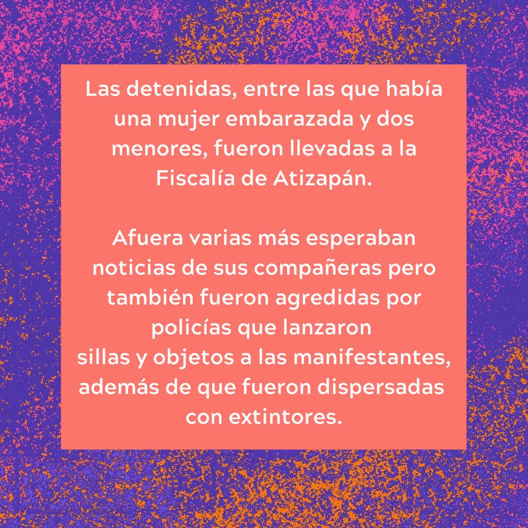 puntogozadera's tweet photo. La violencia perpetrada ayer por parte de la policía contra compañeras manifestantes en la @CODHEM es indignante. 

Responsabilizamos a @alfredodelmazo, @FerVilchisMx, @RuthOlveraMex por lo ocurrido y exigimos justicia.

#DelMazoRepresor
#EcatepecDeRepresion
#CNDHEcatepec https://t.co/wTAuPX9PE3