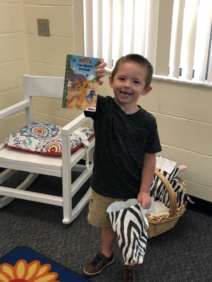 Ms. Riley's Pre-k class is working on the letter Bb and had show-n- tell today with objects that start with B they brought from home.
