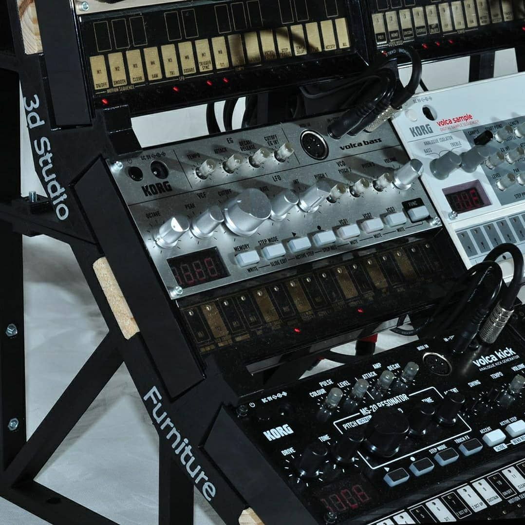 KorgUK's tweet photo. Tag us on your posts to show us your volca collection! 🎛️👌#3dstudiofurniture on instagram - who else has 6 #korgvolca series? :) #korg #synth #volcastand #synthstand #techno #dj #3dprinting #3dprint #3dstudiofurniture https://t.co/xuzncypalT