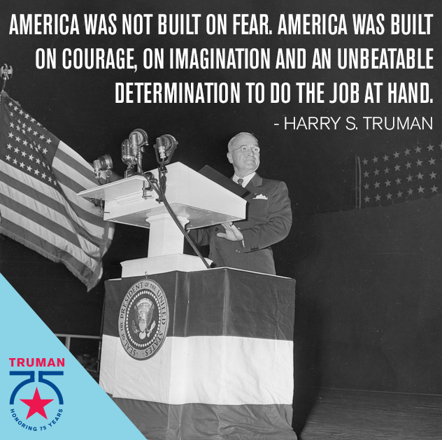 As we remember the fateful day 19 years ago today, we are comforted and encouraged by the words of the 33rd president: