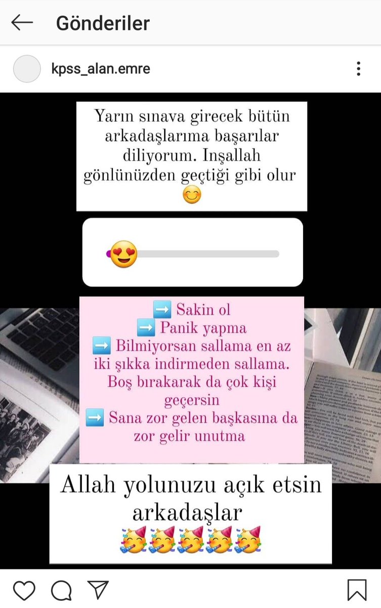 Yarınki sınavda tüm İİBF li kardeşlerime başarılar dilerim. Umarım her şey gönlünüzce olur. 
#kpssA