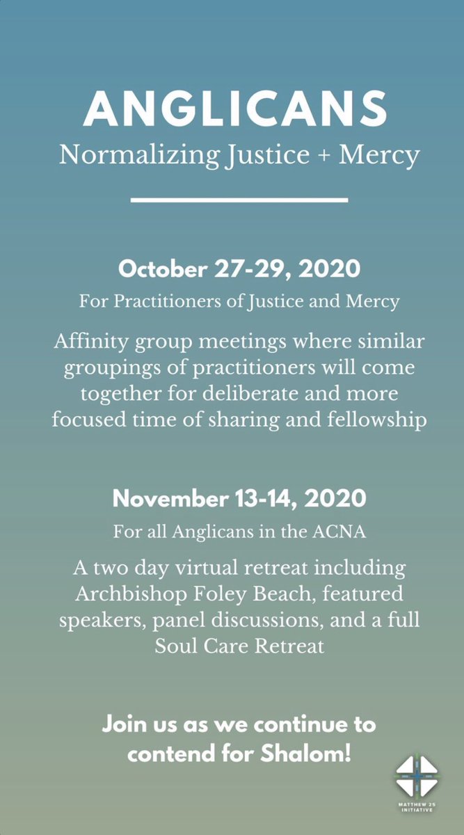 oe_costa's tweet photo. Heads up #anglicans and #acna y’all might wanna be around for this! #anglicanjusticeandmercy https://t.co/8ZAB7iGSs3