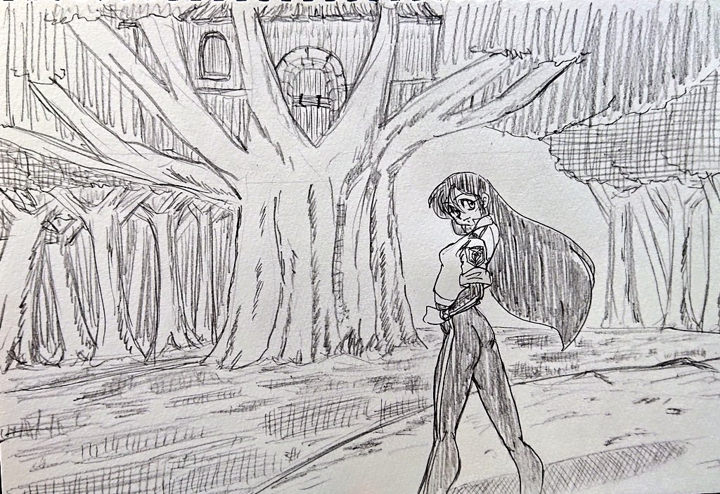 今日の夜のお絵描き 