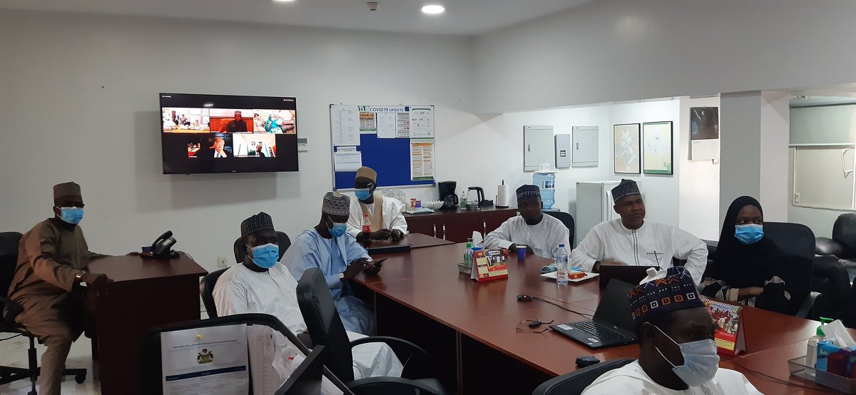 Happening Now:

The Video Tele-Conferencing with Mr. Bill Gates  <a href="/gatesfoundation/">Gates Foundation</a> and Mr Aliko Dangote <a href="/AlikoDangoteFdn/">Aliko Dangote Foundation</a> with <a href="/KanostateNg/">Kano State Government</a> and <a href="/Fmohnigeria/">Federal Ministry of Health, NIGERIA</a> stakeholders on Health MoU