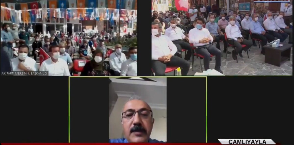 lutfielvan's tweet image. Çamlıyayla AK Parti 7. Olağan İlçe Kongremize videokonferans yöntemiyle katılarak hemşehrilerimize hitap ettik. Durmuş Karataş ve ekibine başarılar diliyorum.
Hayırlı olsun.