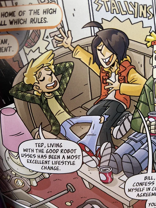 the way Ted is drawn in this comic is making me lose my mimd, I think this is the cutest drawing I have ever seen (art in this comic is by @ianmcginty) 