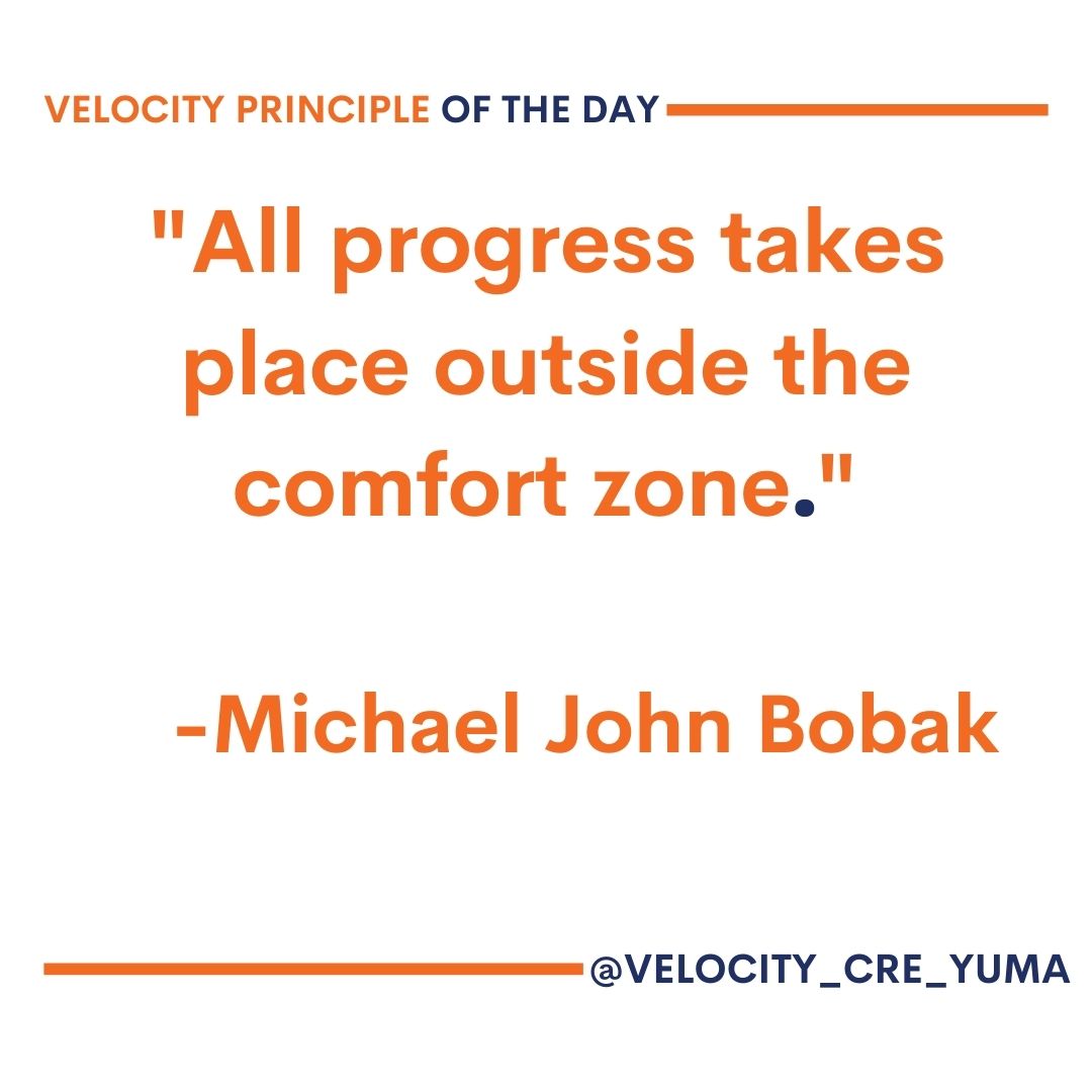 You grow when you go out of your comfort zone.
•
#YumaCRE #TershCRE #Fortitude #Faith #Hope #Charity #yumasbestrealestate #yumabusinessowners #yumabusiness #yuma #SVNVelocity #JerryLococo #CommercialRealEstate #RealEstateInvesting #yumaarizona #followforfollowback #youloveyuma